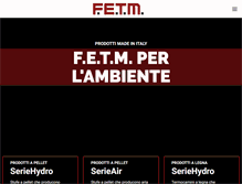 Tablet Screenshot of fetm.it